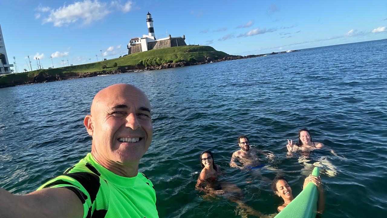 Instrutor da Speed Vaa no Farol da Barra